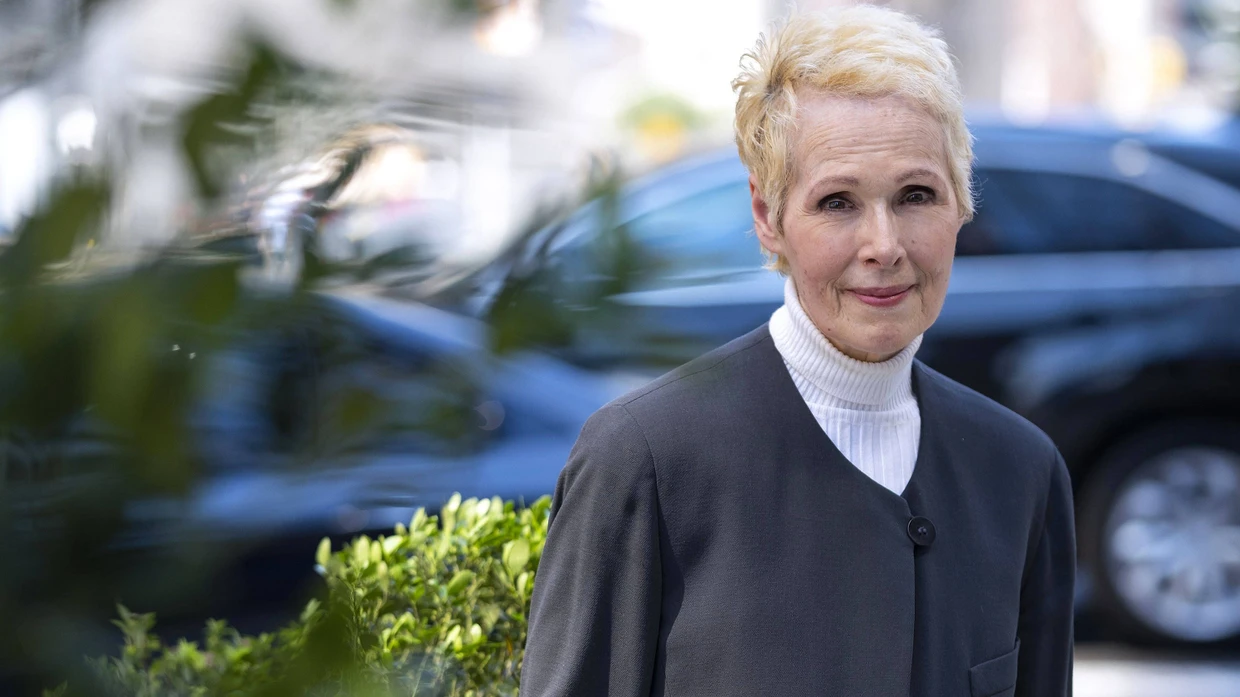 E. Jean Carroll am Sonntag in New York.