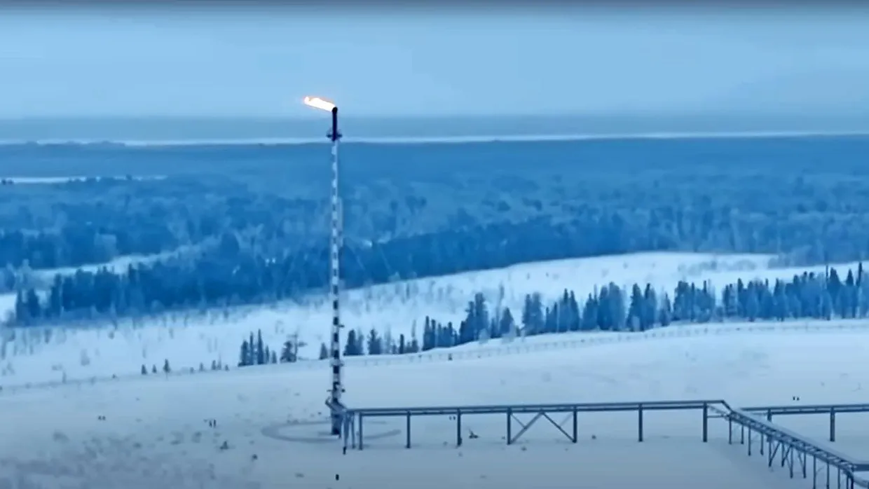 Das wirkt beschaulich, doch es ist Teil einer Machtdemonstration: aus dem Video „Der Winter wird groß – Gazprom“
