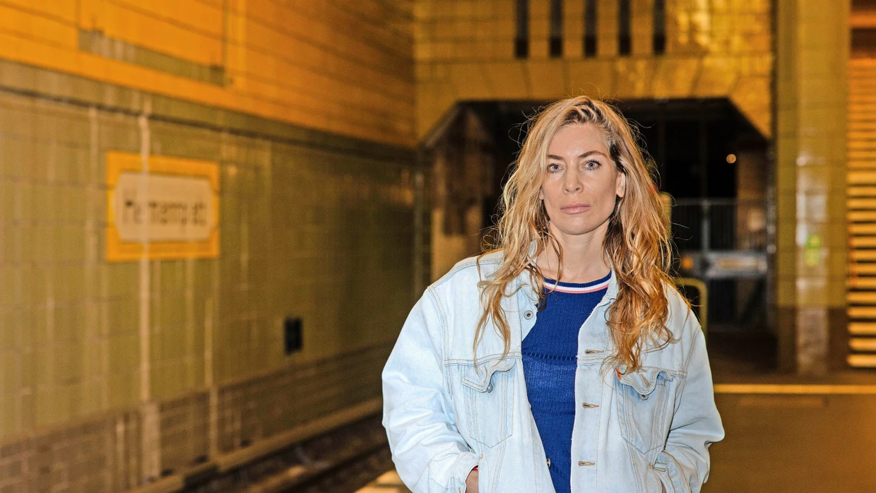 Henrika Kull vergangene Woche in der U-Bahnstation Hermannplatz in Berlin