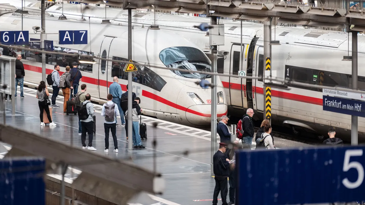 Der Hauptbahnhof in Frankfurt am Main