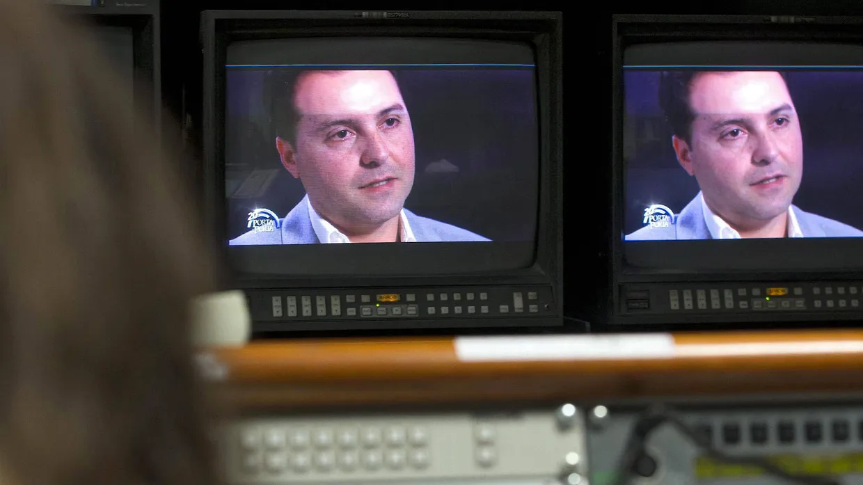 Giuseppe Salvatore Riina bei seinem Fernsehinterview im April 2016
