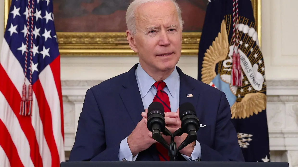 Joe Biden am Dienstag in Washington