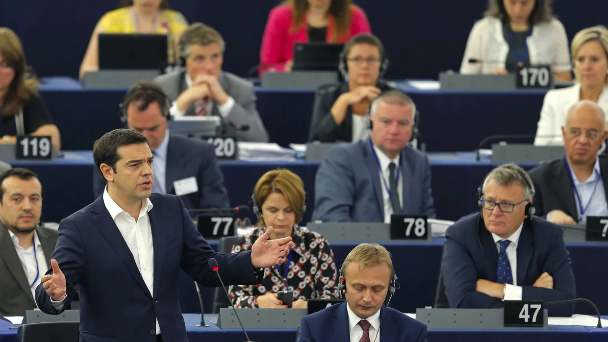 „Da wurde wirklich Terrorismus ausgeübt“: Griechenlands Ministerpräsident Alexis Tsipras im Europäischen Parlament in Straßburg.