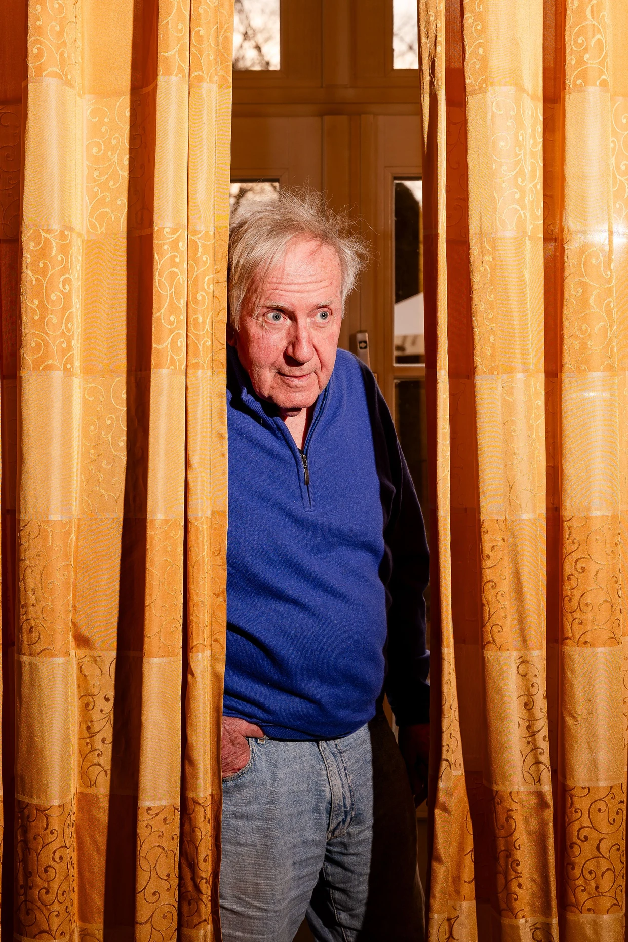 Immer noch vor dem Auftritt: Stephan Sulke macht sich bereit.