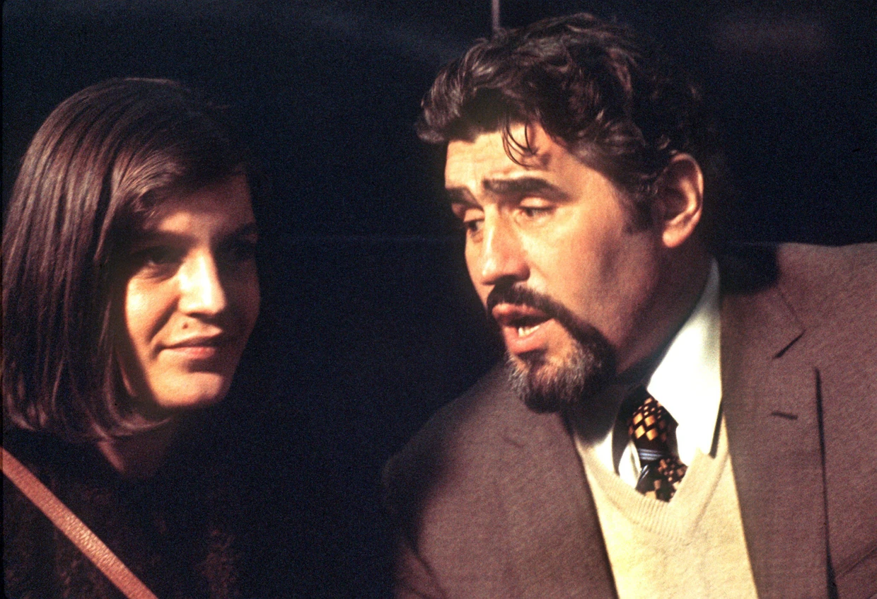 Mario Adorf y Angela Winkler en “El honor perdido de Katharina Blum” de Volker Schlöndorff y Margarethe von Trotta (1975).