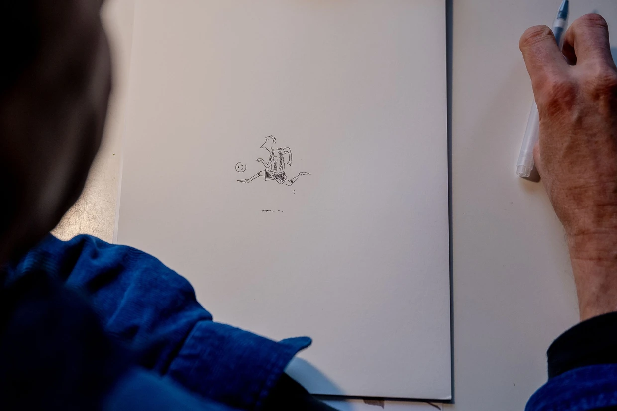 “Once I draw it, it’s captured.”