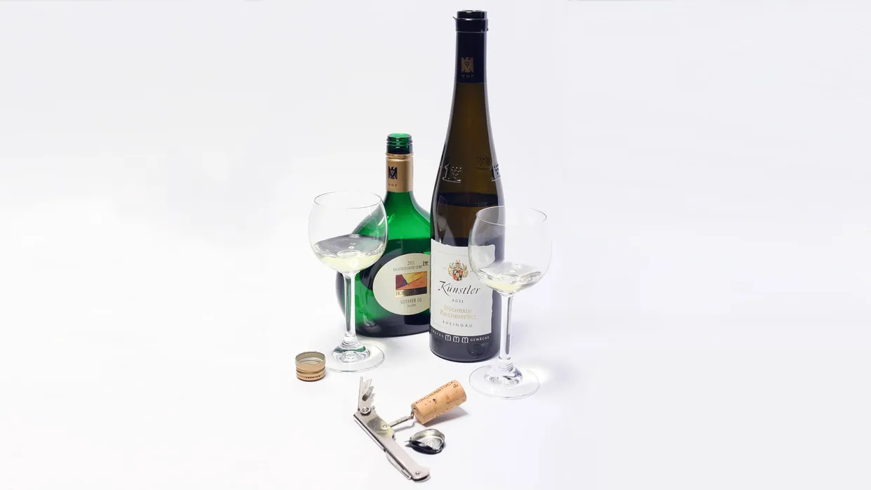 Drei Sterne: Weine von Künstler und Sauer.