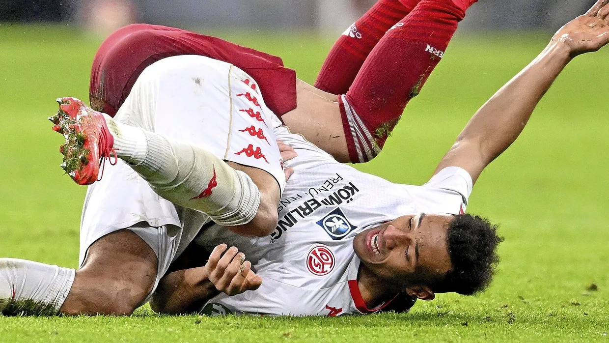 Auf dem Boden der Tatsachen: Das Tor von Karim Onisiwo reicht Mainz in München nicht für ein Erfolgserlebnis.