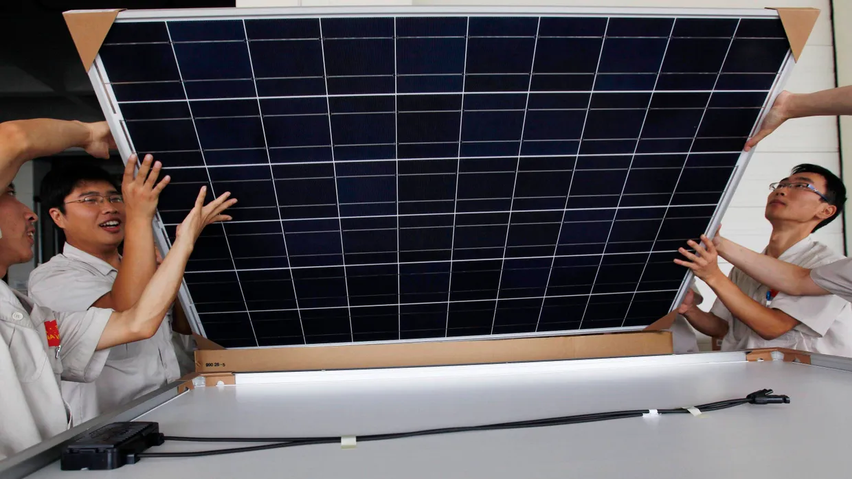 Streitobjekt: Solartechnik aus China