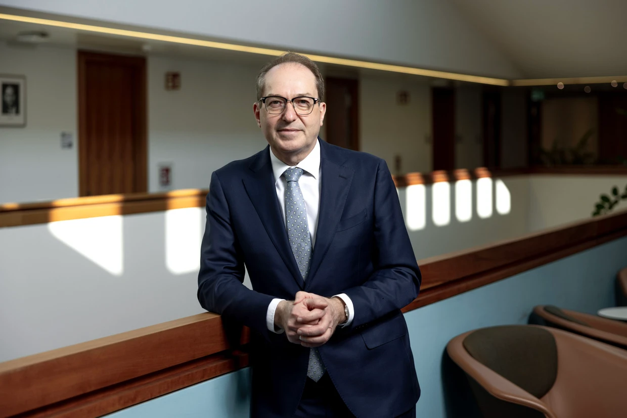 Alexander Dobrindt (Ministro Federal del Interior, CSU) el 23 de marzo en el BMI de Berlín