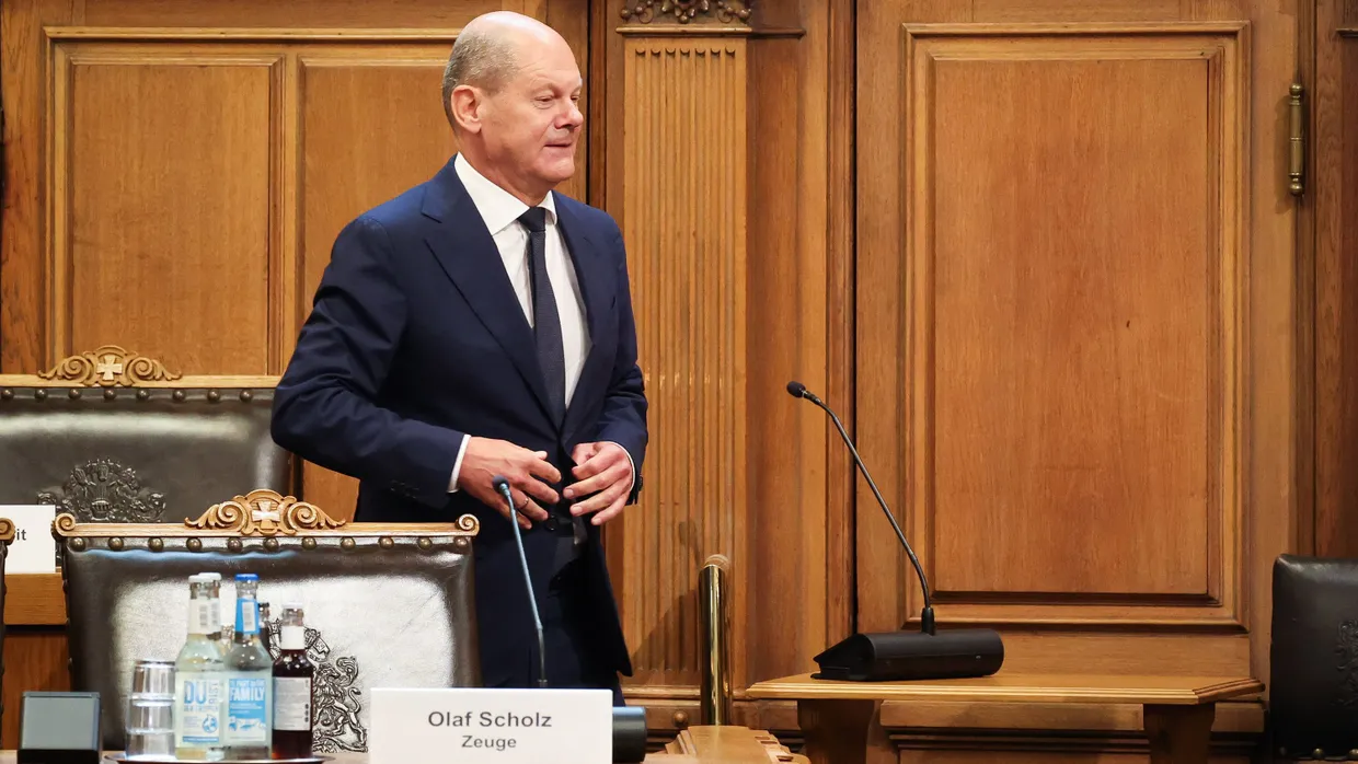 Zeuge Scholz: Der Bundeskanzler bei seiner Befragung in der Hamburgischen Bürgerschaft 2022