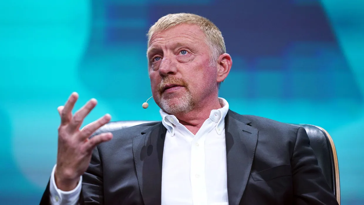 Boris Becker bei der Digitalmesse OMR in Hamburg
