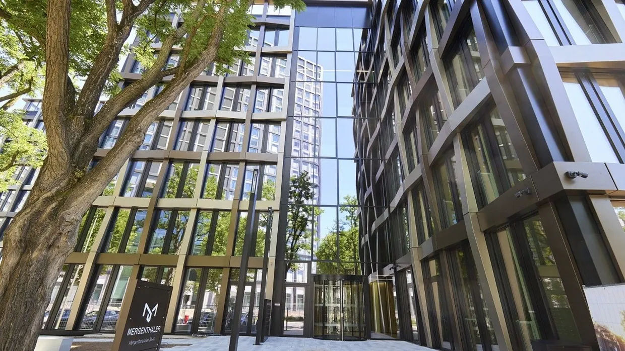 Modernisiert: Im Gebäude Mergenthaler in Eschborn zieht Jack Wolfskin ein.