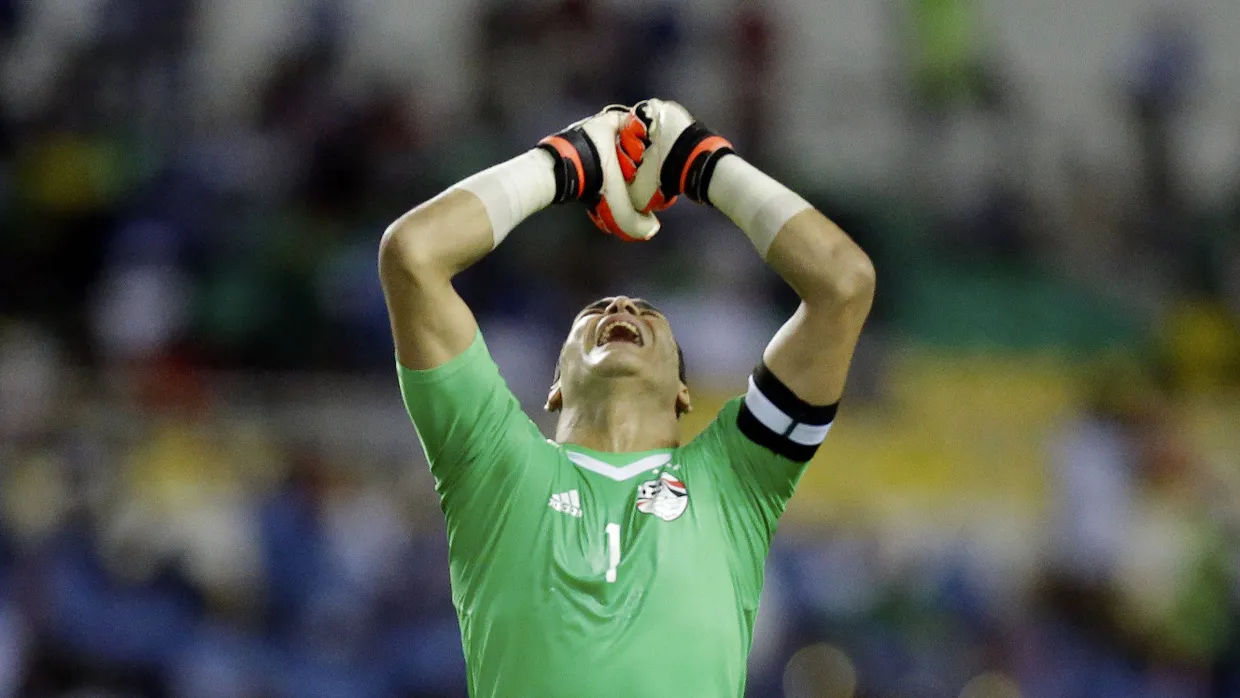 Der Held des Abends: Torwart Essam El Hadary