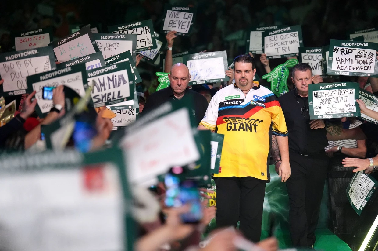 Noch der beste Deutsche im Ally Pally: Gabriel Clemens