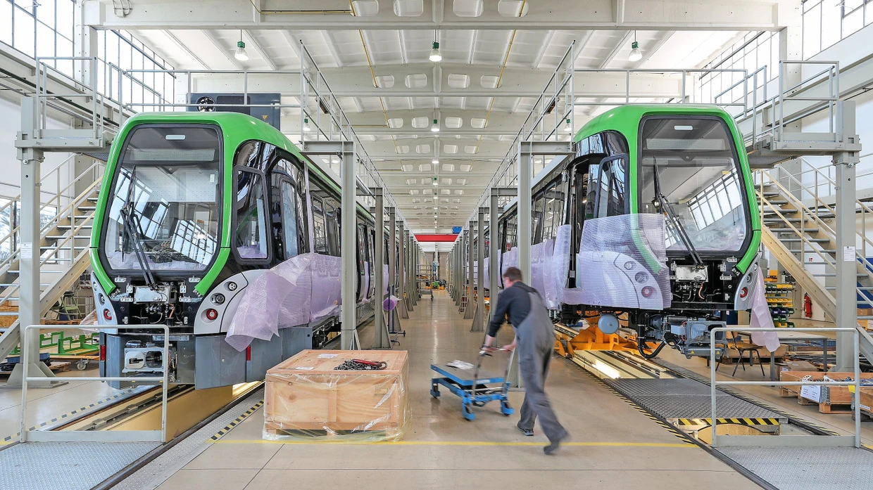 Ein Werk von Heiterblick: Der Straßenbahnhersteller ist mittlerweile in polnischer Hand.