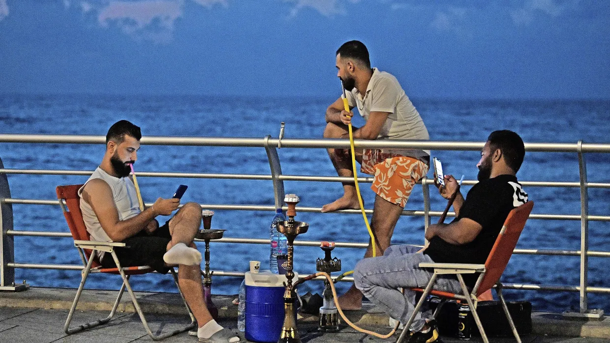 August 2024: Abends an der Promenade von Beirut