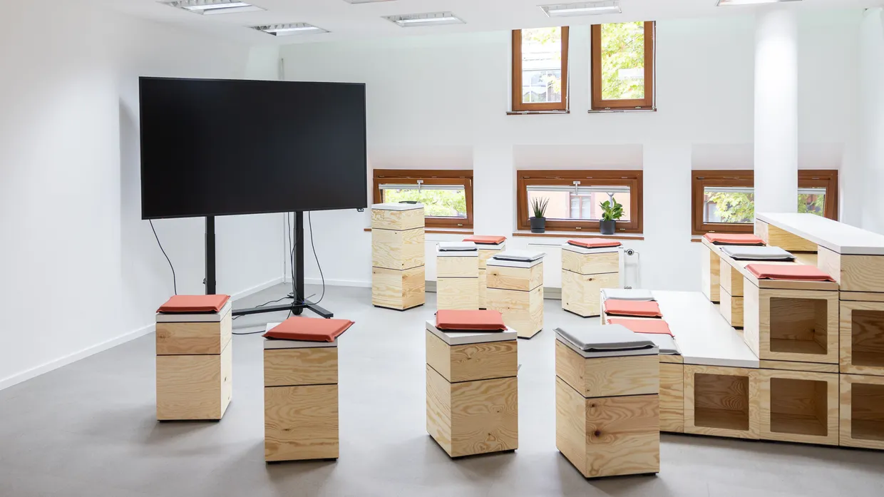 Im Start-up-Space bei Futury sollen Spieleentwickler in den Austausch mit dem Ökosystem kommen.