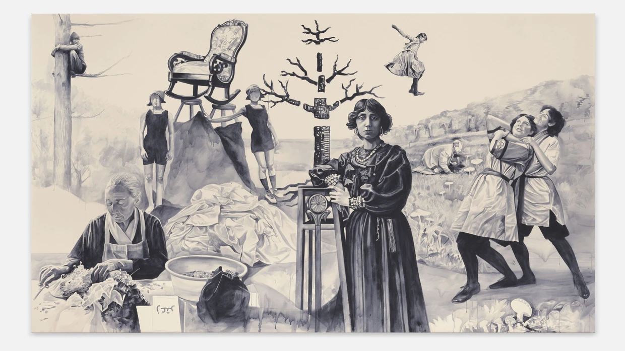 Surreale Begegnung: „Paint Unbidden (Palimpsest)“, 2025