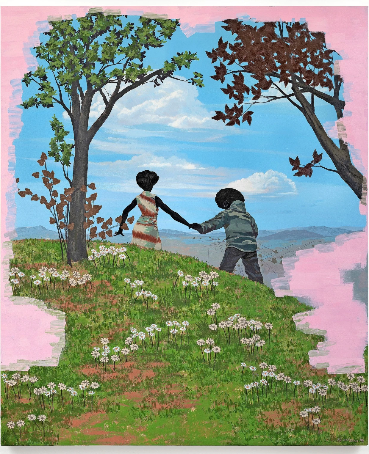 Ein Hauch von Neo Rauch: Kerry James Marshalls Marshall, „Vignette #13“, 2008