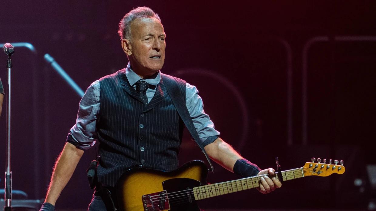 Bruce Springsteen bei einem Auftritt in Newark im April (Archivbild)