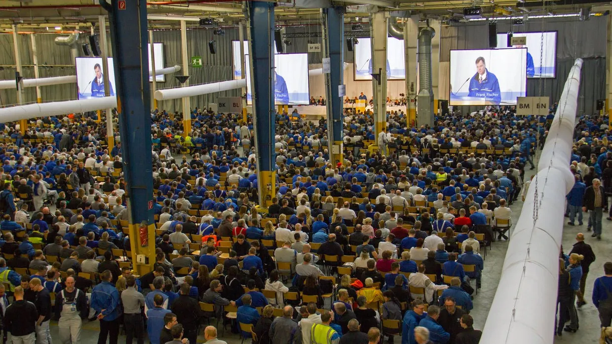 Am Mittwoch war Betriebsversammlung im Volkswagenwerk in Emden.