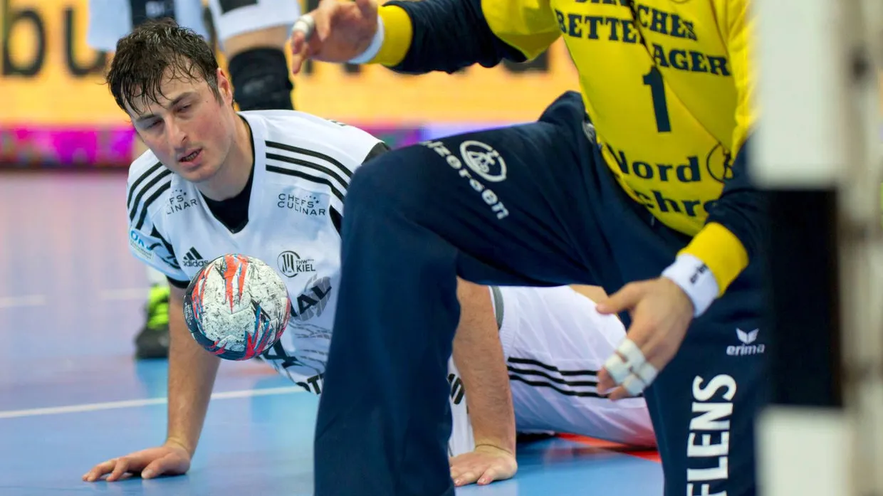 Am Boden: Kiels Spielmacher Duvnjak