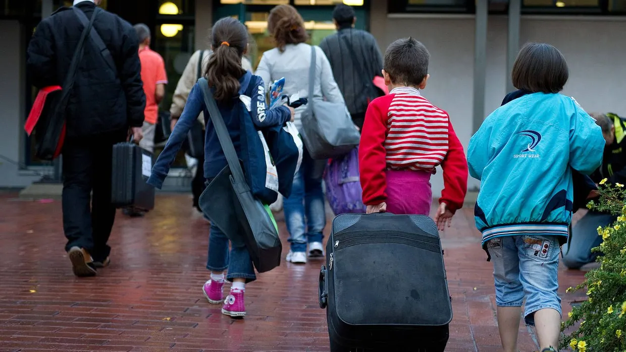 Ein Gebot der Menschlichkeit: Flüchtlinge aus Syrien kommen im deutschen Friedland an.