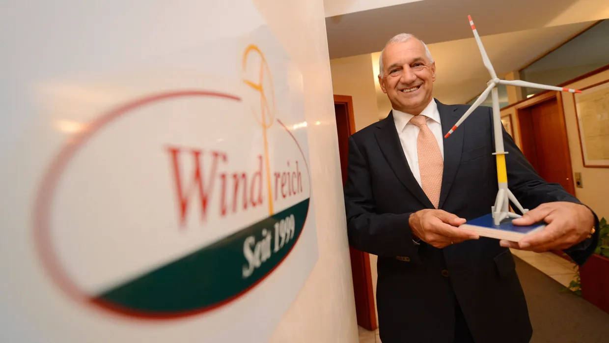 Windreich-Chef und Alleinaktionär Willi Balz zog sich aus der Unternehmensspitze zurück