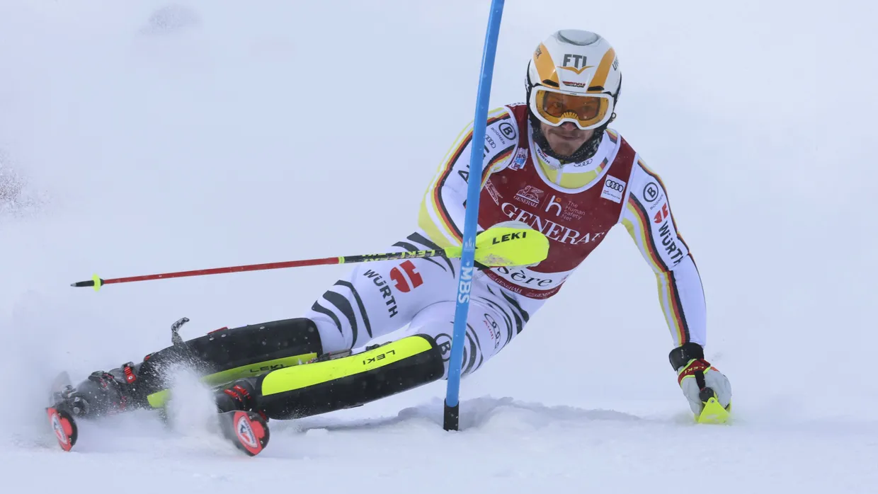 Immerhin im Ziel: Linus Straßer in Val d'Isère