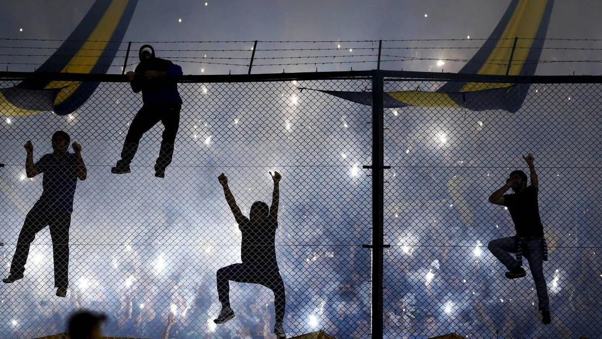 Unterstützung bis zum Äußersten – und darüber hinaus: Die Boca-Fans vor dem Anpfiff