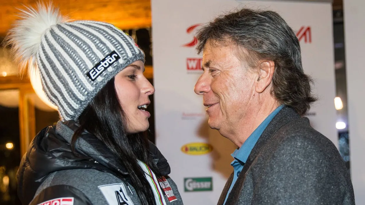 Bei der WM in Vail 2015 war die Welt noch in Ordnung: Doppel-Weltmeisterin Anna Fenninger (l.) und Präsident Peter Schröcksnadel