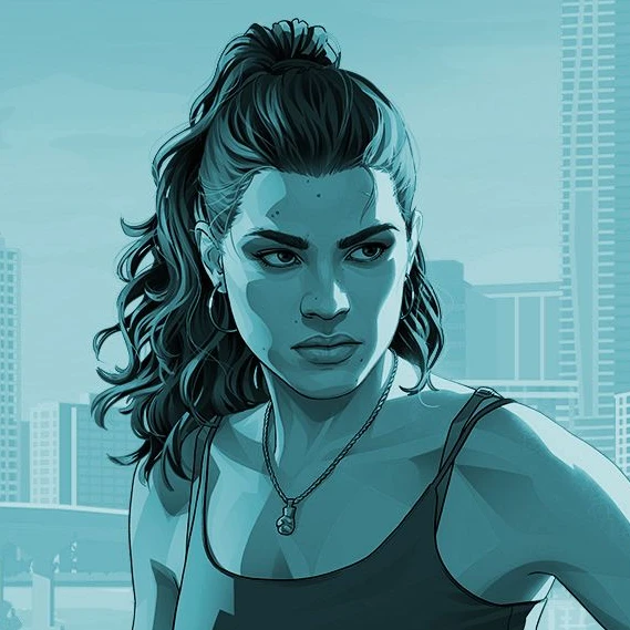 Virtueller Star: Computerspielfigur Lucia Caminos