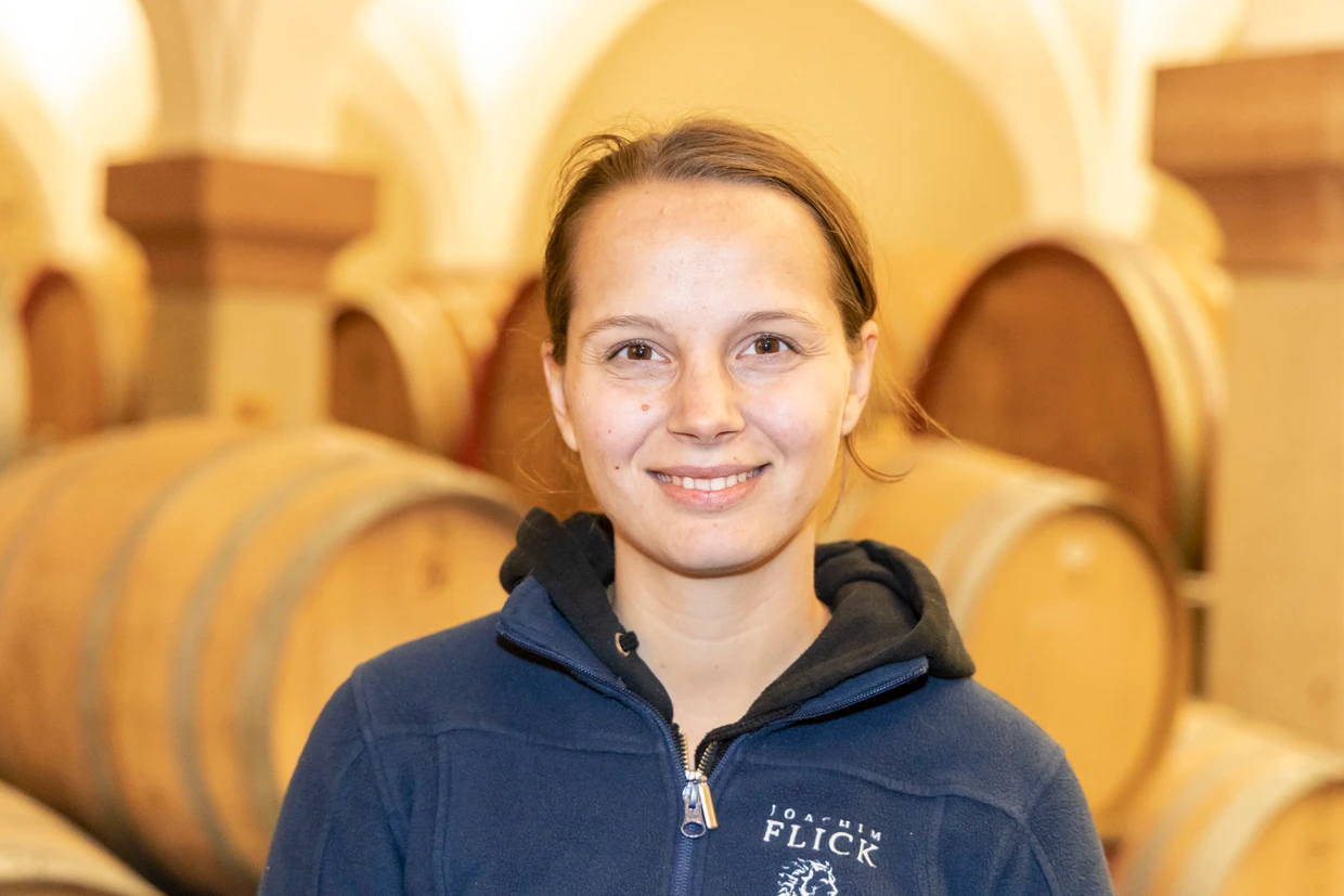 Katharina Flick wird im Sommer Miteigentümerin des Familienweinguts Flick in Flörsheim-Wicker.