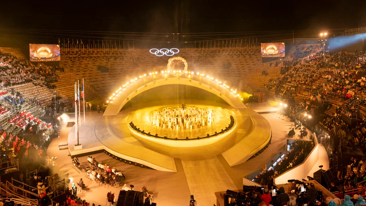 In der Arena von Verona endeten die Olympischen Winterspiele 2026.