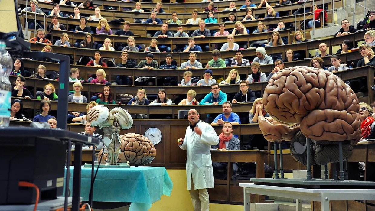 Medizinvorlesung an der Universität Leipzig