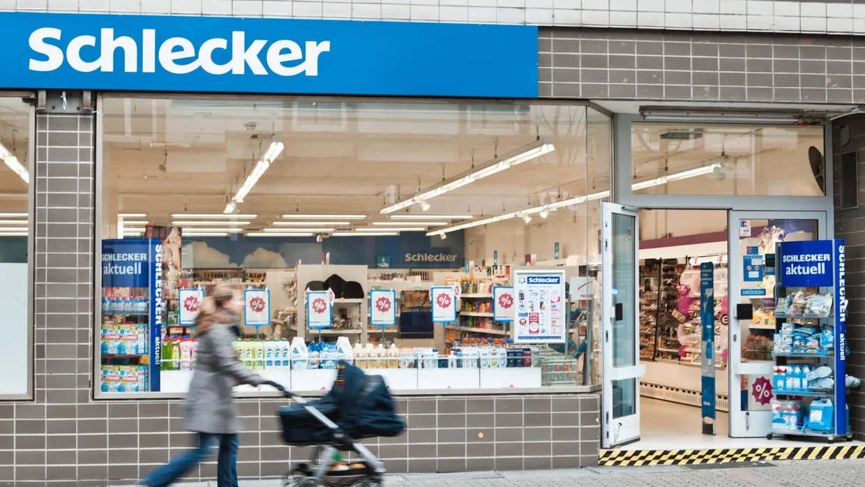 Noch einmal aufgehübscht: Schlecker Filiale an der Berger Straße in Frankfurt.
