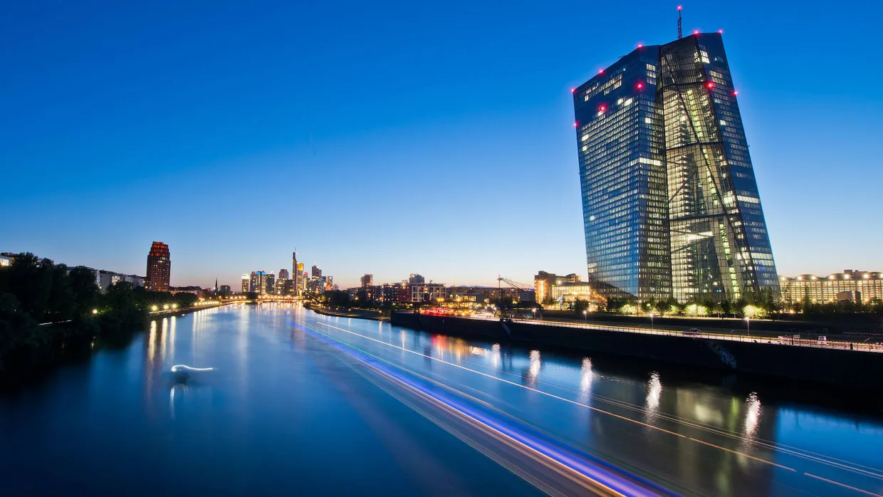 Die Europäische Zentralbank in Frankfurt am Main