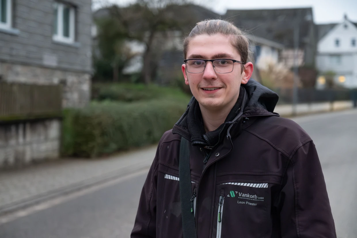 Leon Priester, 18, aus Lautzenhausen.