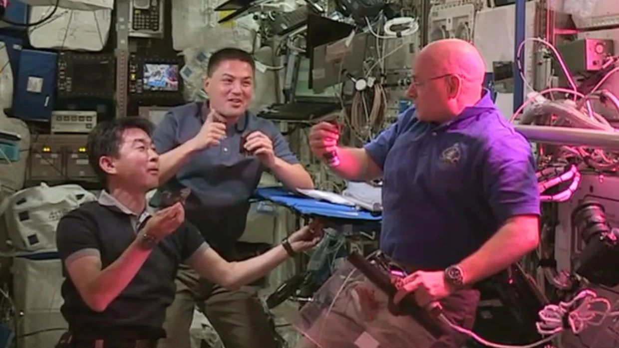 Auf der ISS wird kosmisches Gemüse angebaut.