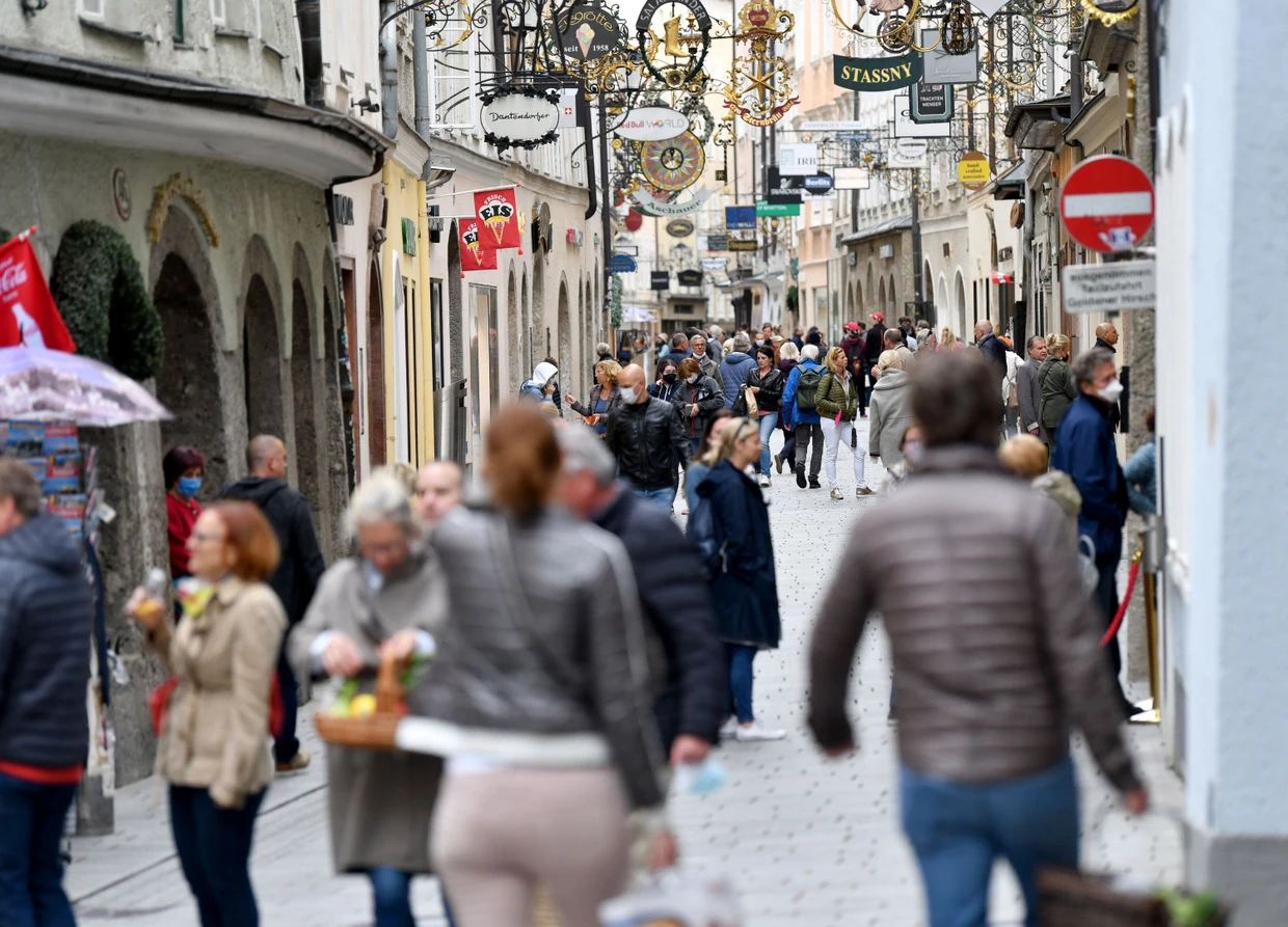 Puppenstube ganz nach dem Touristengeschmack: in der Salzburger Altstadt