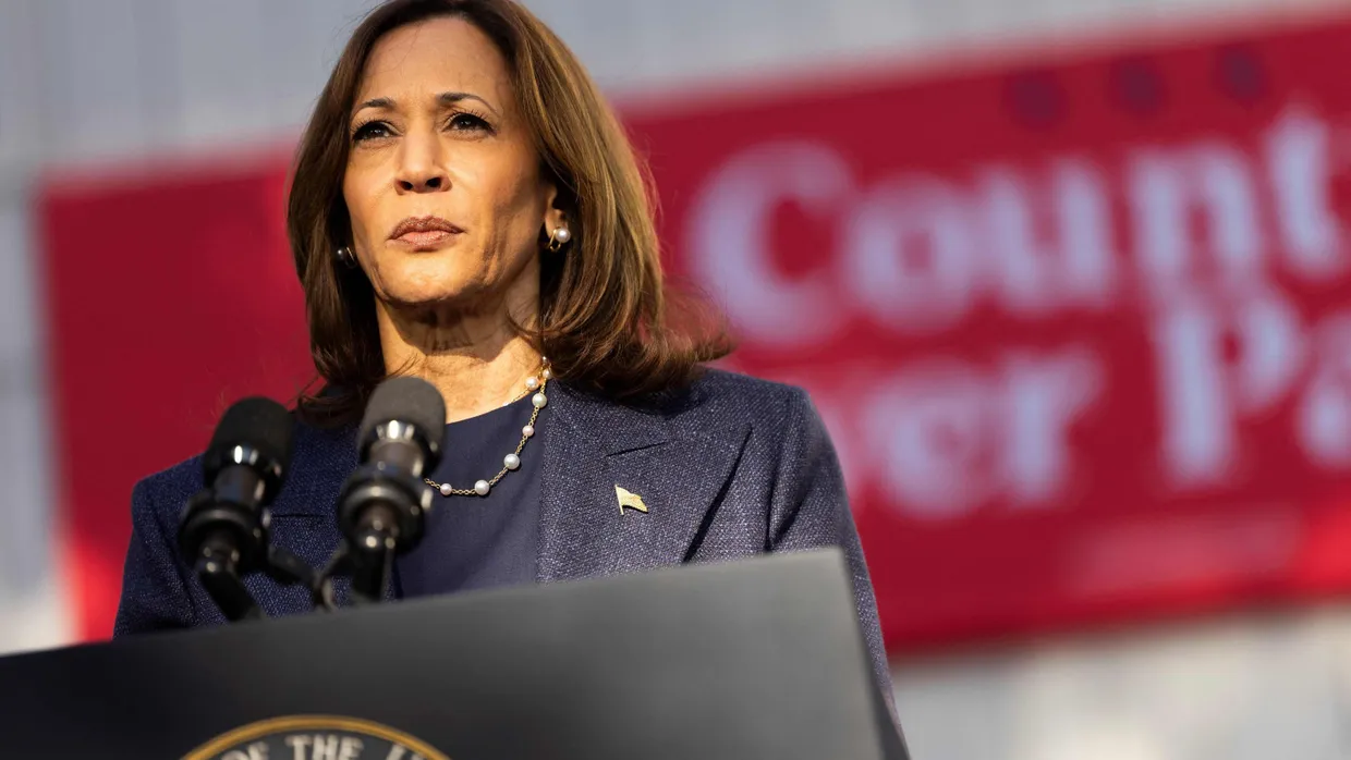 US-Vizepräsidentin und demokratische Präsidentschaftskandidatin Kamala Harris spricht bei einer Wahlkampfveranstaltung in Pennsylvania.