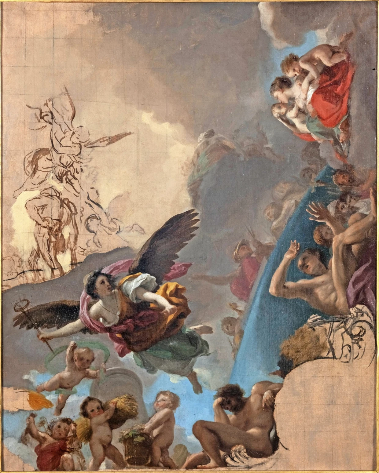 Divine Monarchen: Anton Raphael Mengs’ Karton „Die Apotheose des Trajan“ von 1774 für die Nordwestecke der Decke des Madrider Königspalastes