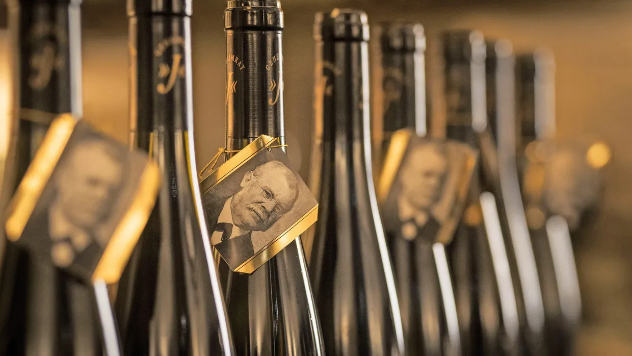 „Geheimrat J.“: Seit 40 Jahren gibt es den trockenen Wein.
