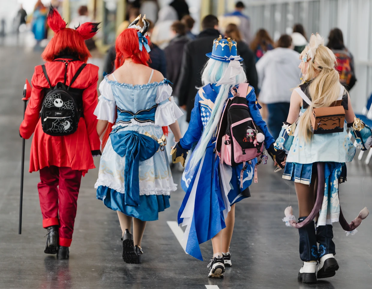 Nah am Original: Cosplayer auf einer Manga- und Comic-Messe in Erfurt.