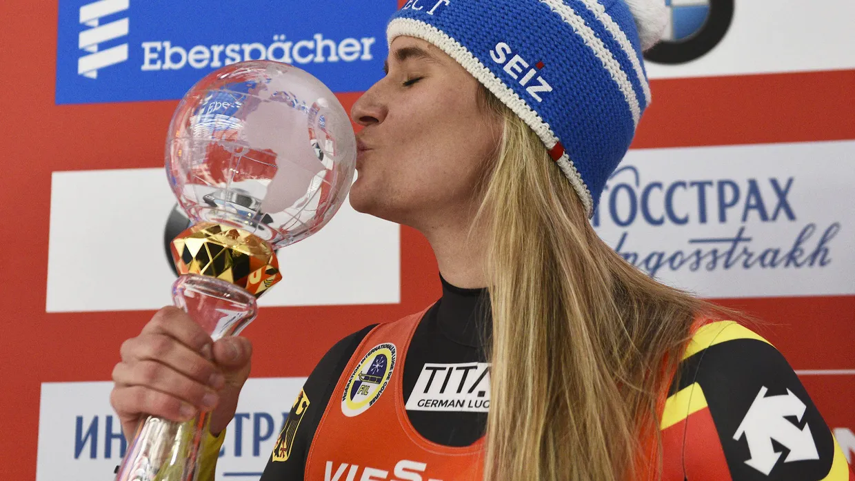 Stolz und glücklich: Natalie Geisenberger