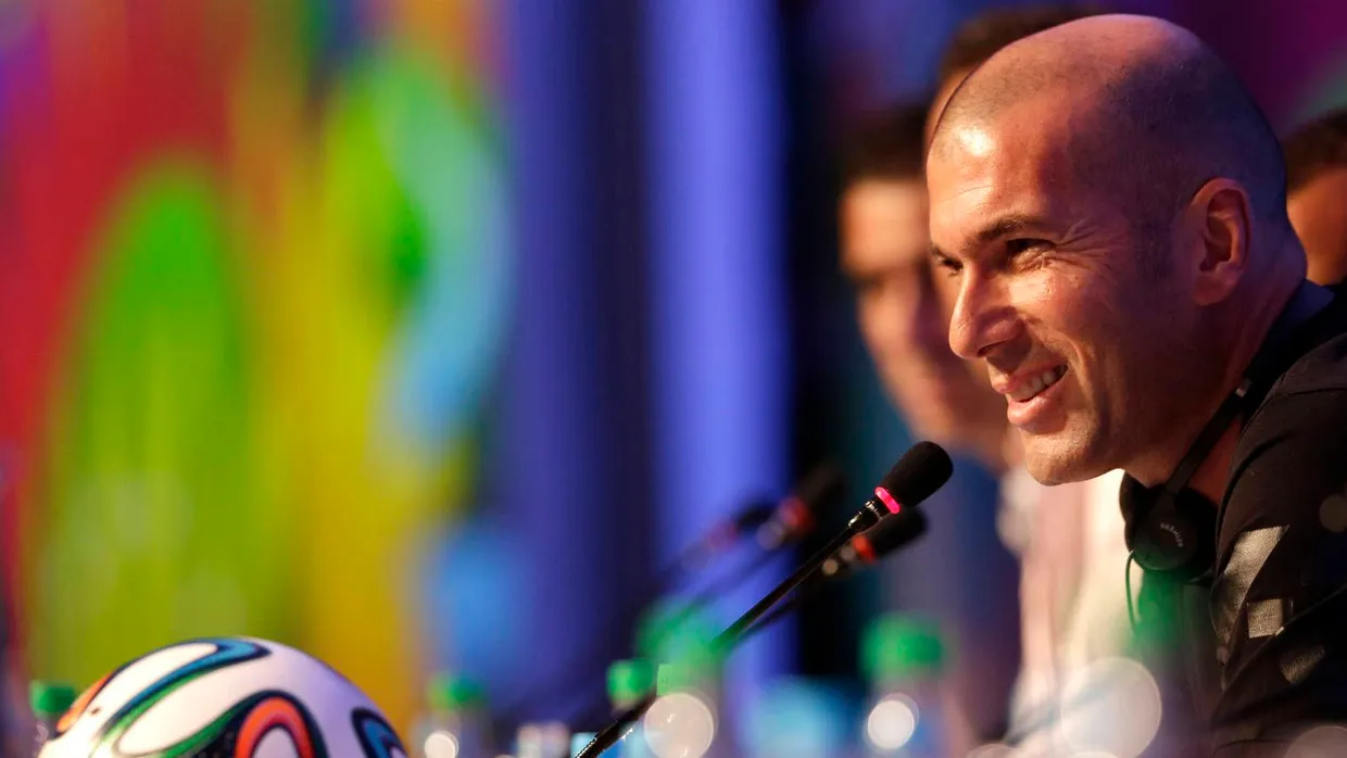 Eine der Glücksfeen: Zinedine Zidane