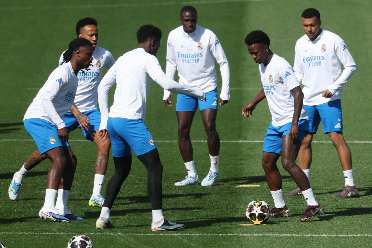 Die Stars sind bereit: Kylian Mbappé, Vinicius Junior und Kollegen erwarten die Münchner.