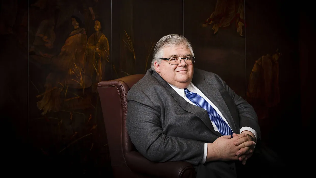 Der Generaldirektor der Bank für Internationalen Zahlungsausgleich (BIZ),
Agustín Carstens, fotografiert in Wiesbaden.
