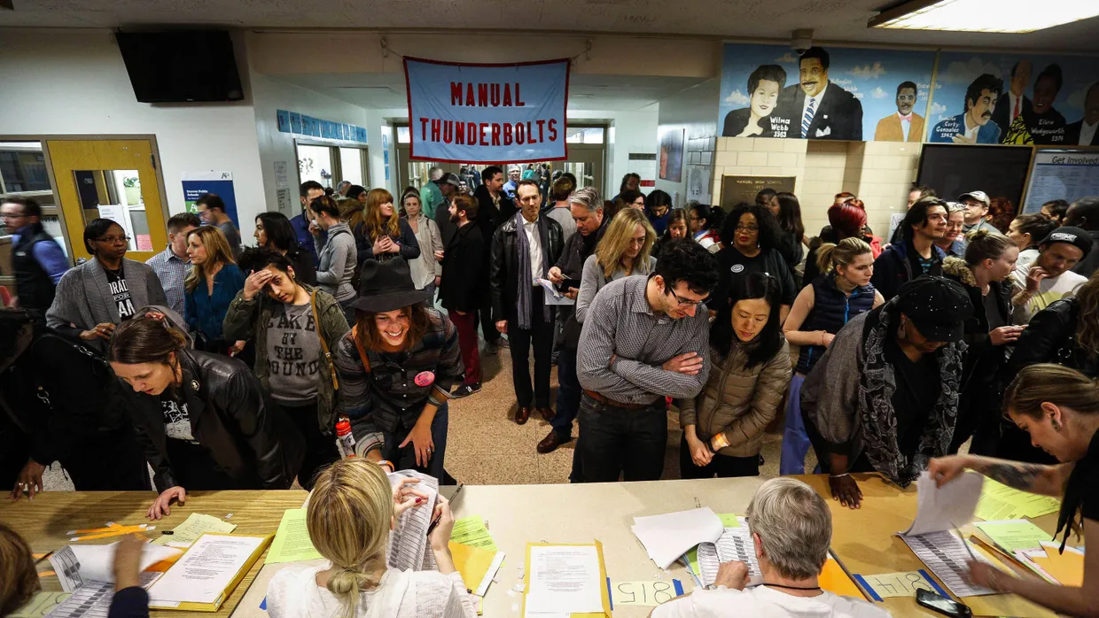 Am „Super Tuesday“ stehen die Wähler in Colorado an, um ihre Stimmen in der Vorwahl der Demokraten abzugeben.